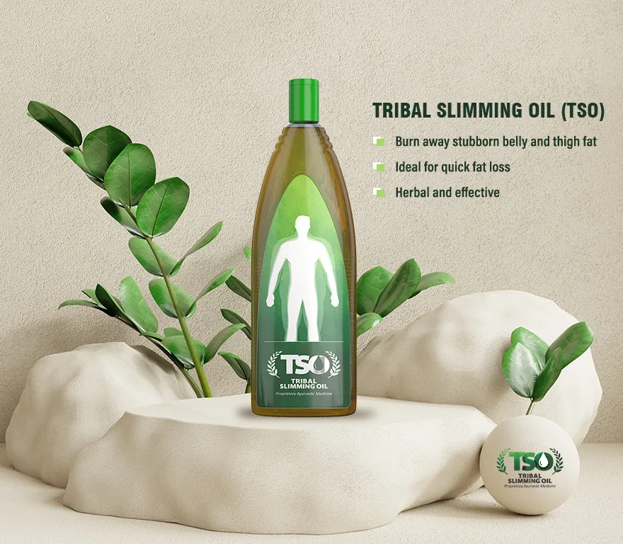Tribal Slimming Oil - Ayurvedic Fat Burning Oil - Product View 4